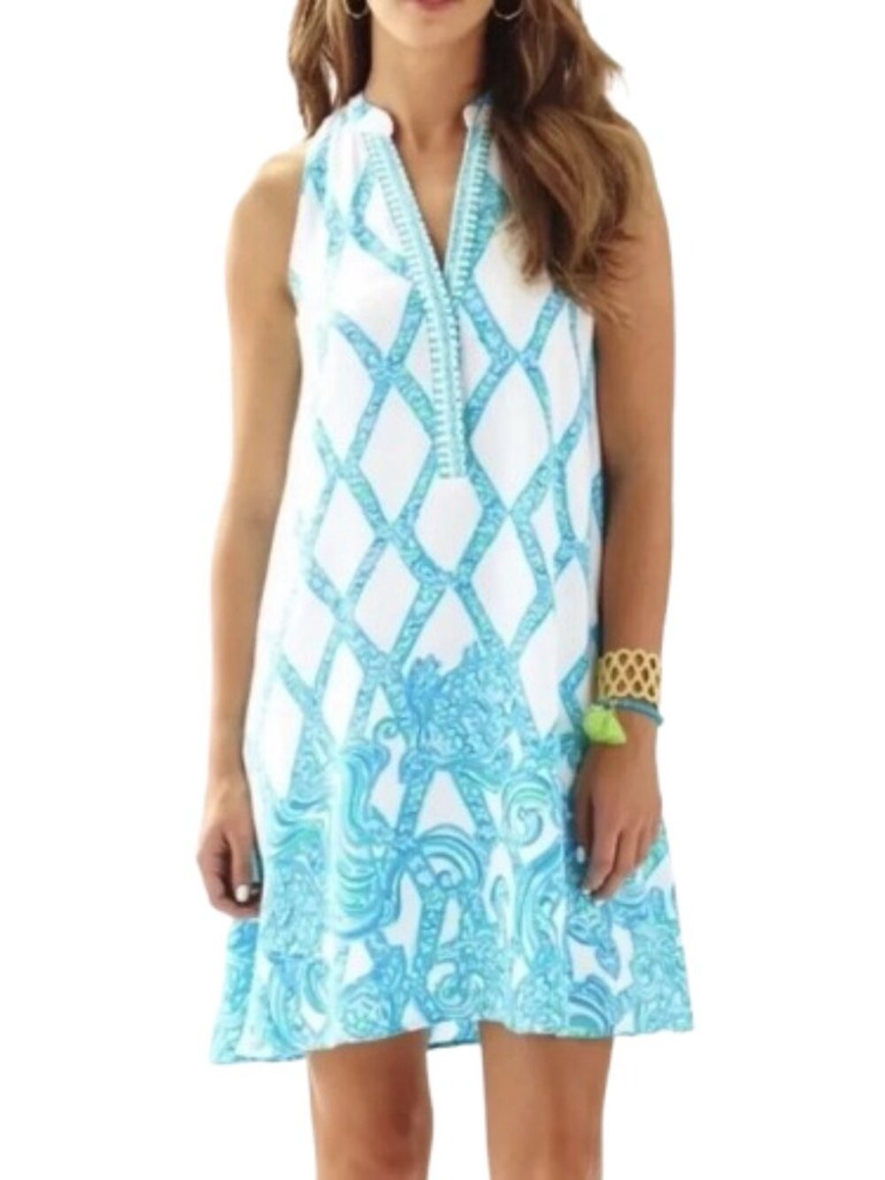 EUC! Lilly Pulitzer Anne Dress| turtle cove| preppy nautical vibes!